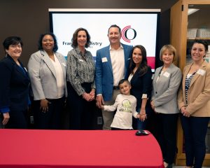 Dr. Frankel family and staff at Owens