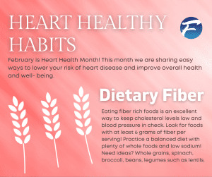 Heart healthy habits in your diet